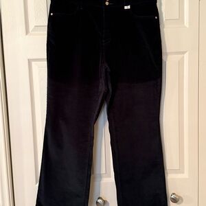 Judy Blue Emerald Green Wide Leg Corduroy Pants 18W (NWOT)